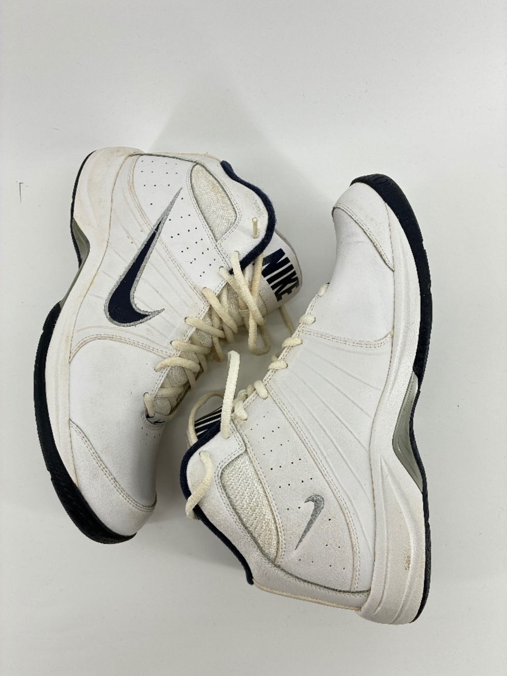 AS IS Nike Men’s White and Black Performance Basketball Shoes